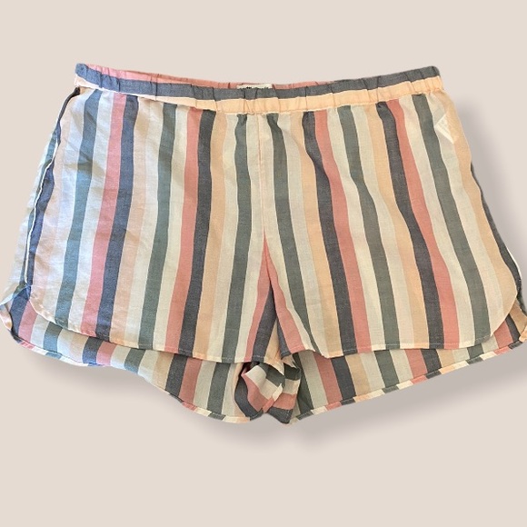 Madewell Other - NEW Madewell large striped pajama shorts